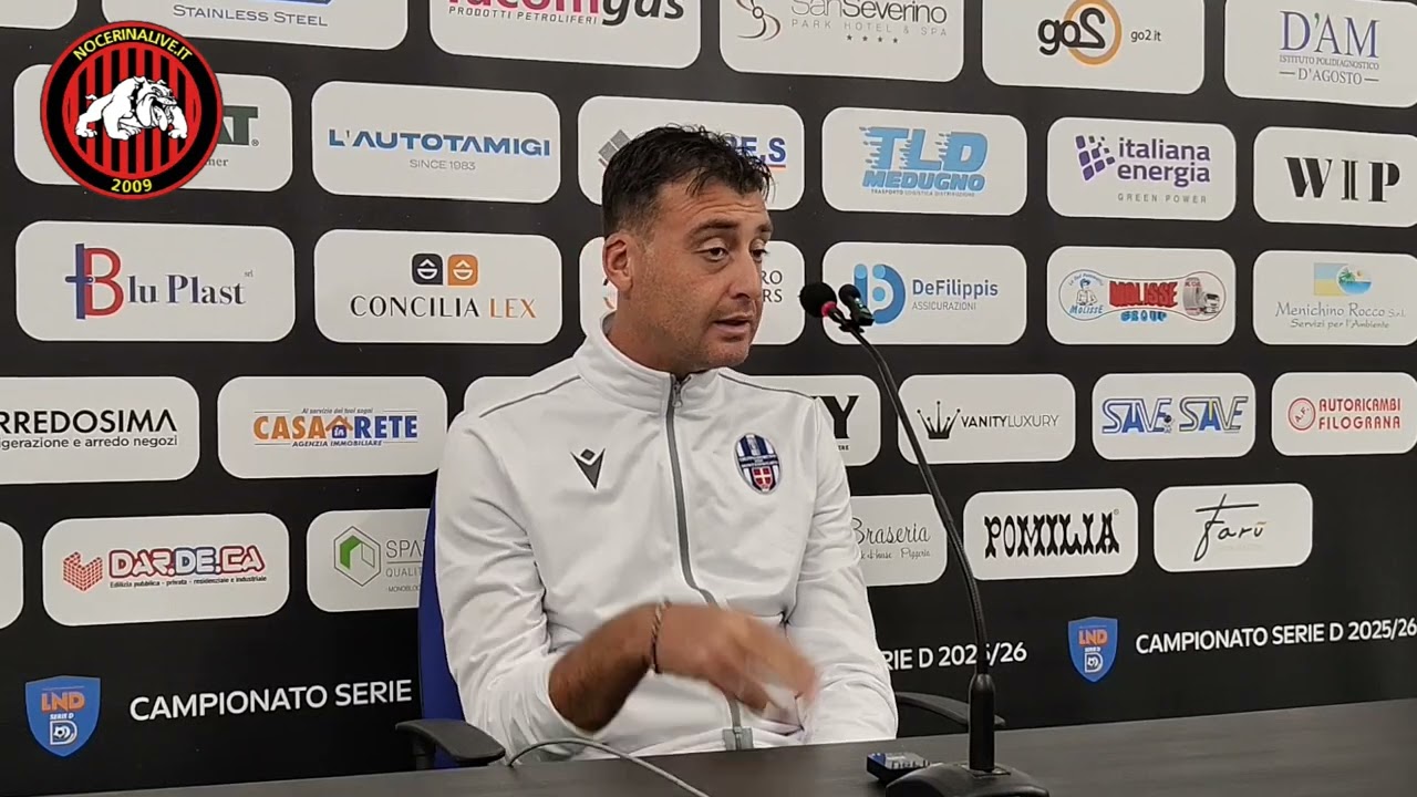 NOCERINA - MONTESPACCATO 1-1| La conferenza stampa di Bussone Andrea