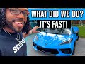 WHAT DID WE DO TO THIS BRAND NEW CORVETTE?! IT&#39;S FAST!!!!
