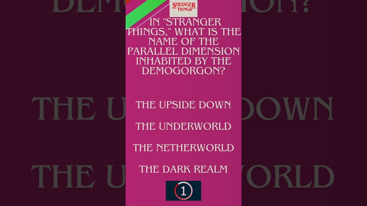 Unveiling the Upside Down: Stranger Things' Mysterious Parallel   