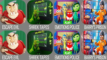 Roblox,ESCAPE EVIL GRANDPA! (OBBY), SHREK TAPES BARR