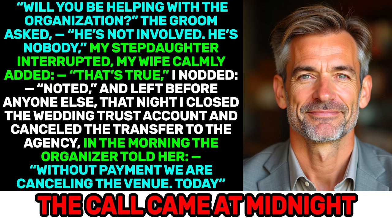 My Stepdaughter Said I Was Nobody, My Wife Confirmed — The Venue Canceled