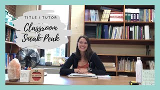 Information Title I Tutor | CLASSROOM SNEAK PEAK Guide
