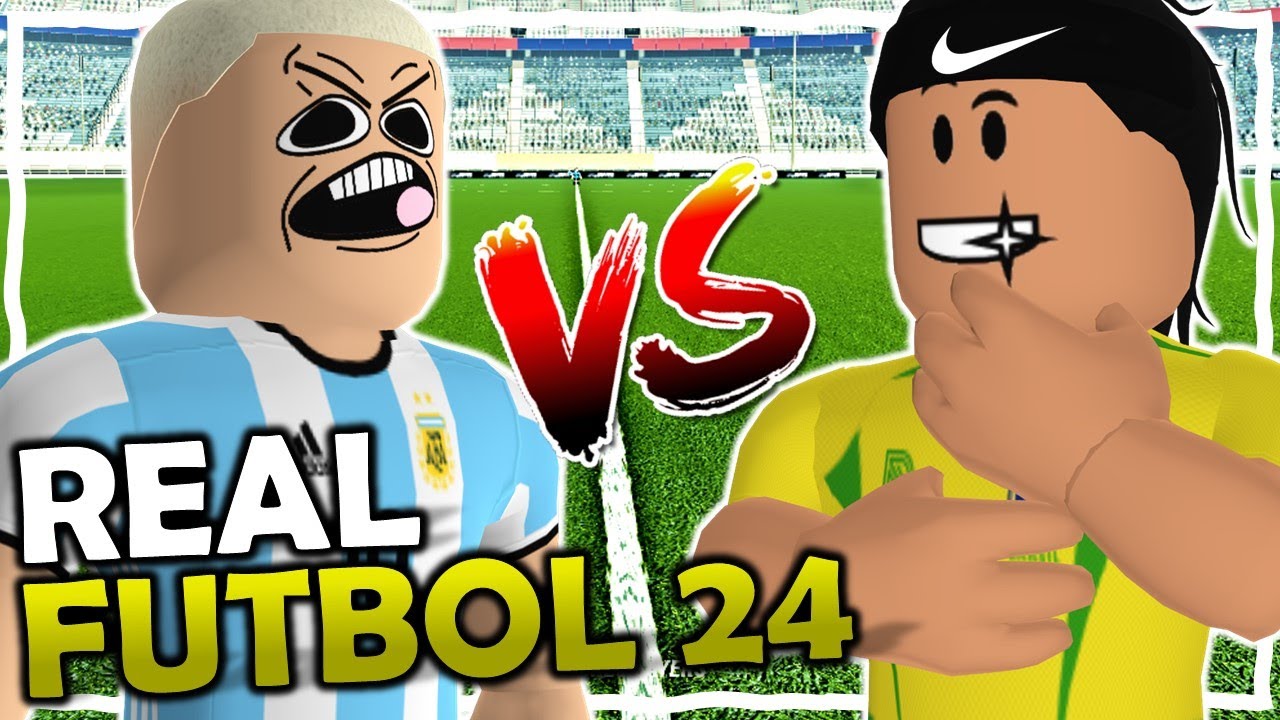 BRASIL VS ARGENTINA NO REAL FUTBOL 24 ROBLOX