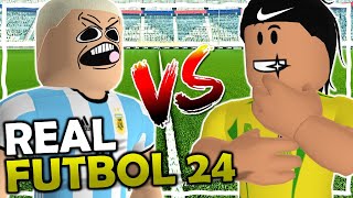 BRAZIL VS ARGENTINA NOT REAL FOOTBALL 24 ROBLOX screenshot 2