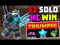 SOLO Hardcore Triumph with Engineer + Full Guide | TDS Tower Defense Simulator