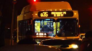 MTA Bus 2011 New Flyer C40LF Q35 Bus at Flatbush Ave-Ave H
