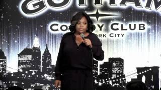 Sherri Shepherd doing stand up.