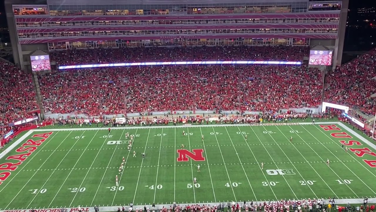 Nebraska Husker Football vs Indiana Hoosiers 10/1/22 huskers nebraska