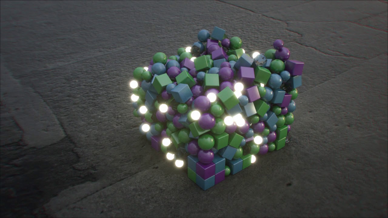 Motion Cube and Sphere | C4D - YouTube