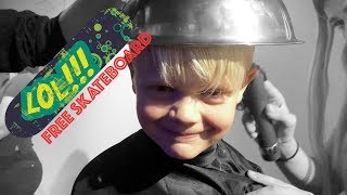 Worlds Worst Haircut for a FREE Skateboard 😲