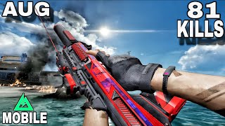 AUG BEST BUILD 🔥 81 KILLS GAMEPLAY DELTA FORCE MOBILE