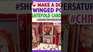 double winged pop out gatefold card