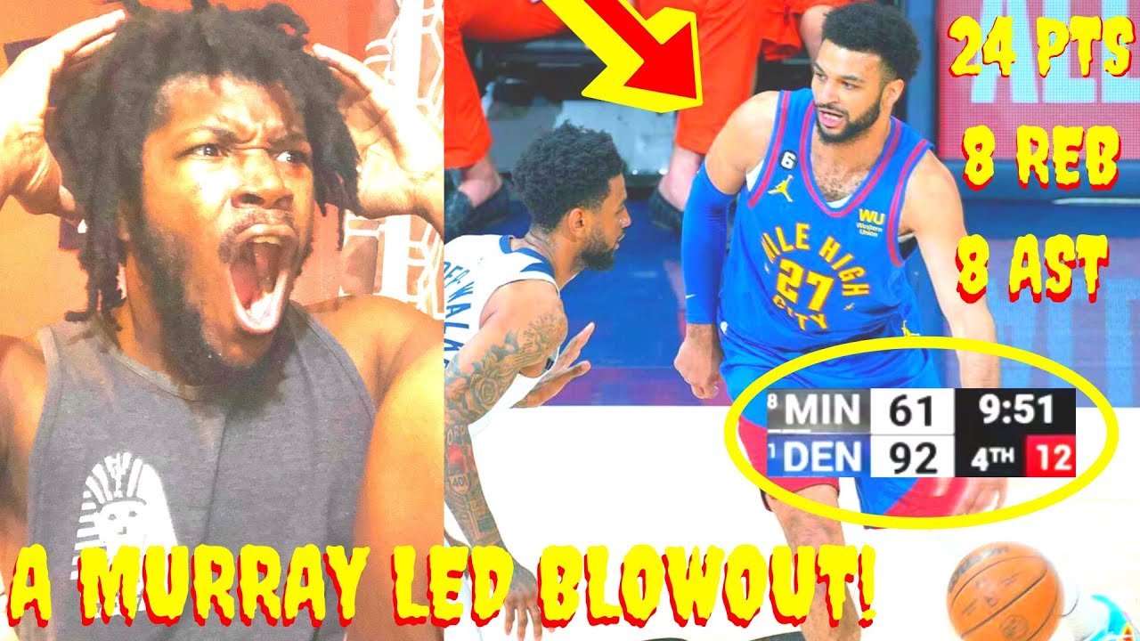 NUGGETS VS TIMBERWOLVES REACTION PLAYOFFS ROUND 1 GAME 1 NUGGETS VS ...