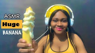 EATING BANANA WITH MAYO ASMR | Mouth Sounds