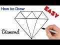 Comment dessiner un diamant facilement tape par tape