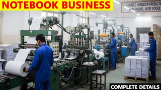 How To Start Notebook Manufacturing Business, Notebook Making Machine Price, Notebook, 08360540277
