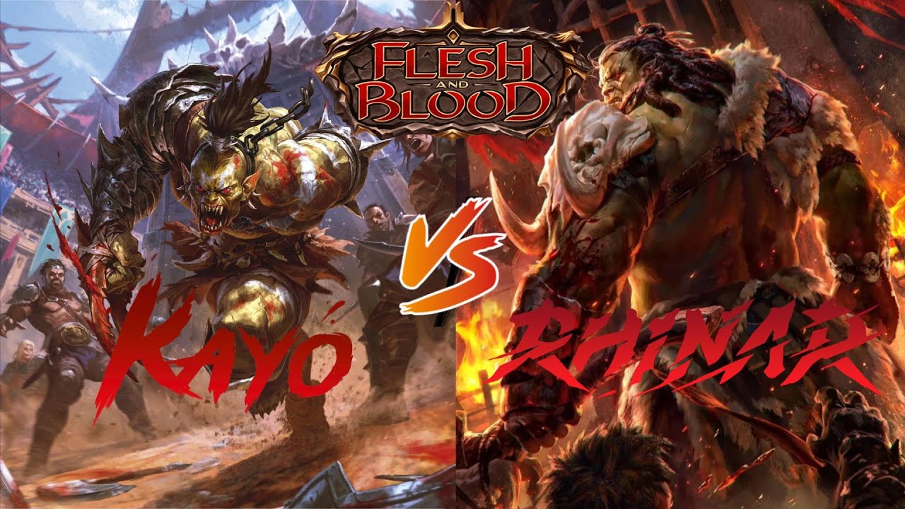 【Flesh & Blood TCG】 Kayo, Armed and Dangerous Vs. Rhinar, Reckless Rampage