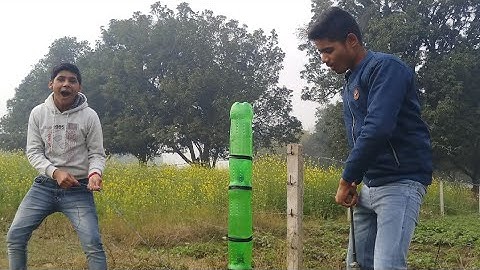 How to make super size big water bottle rocket