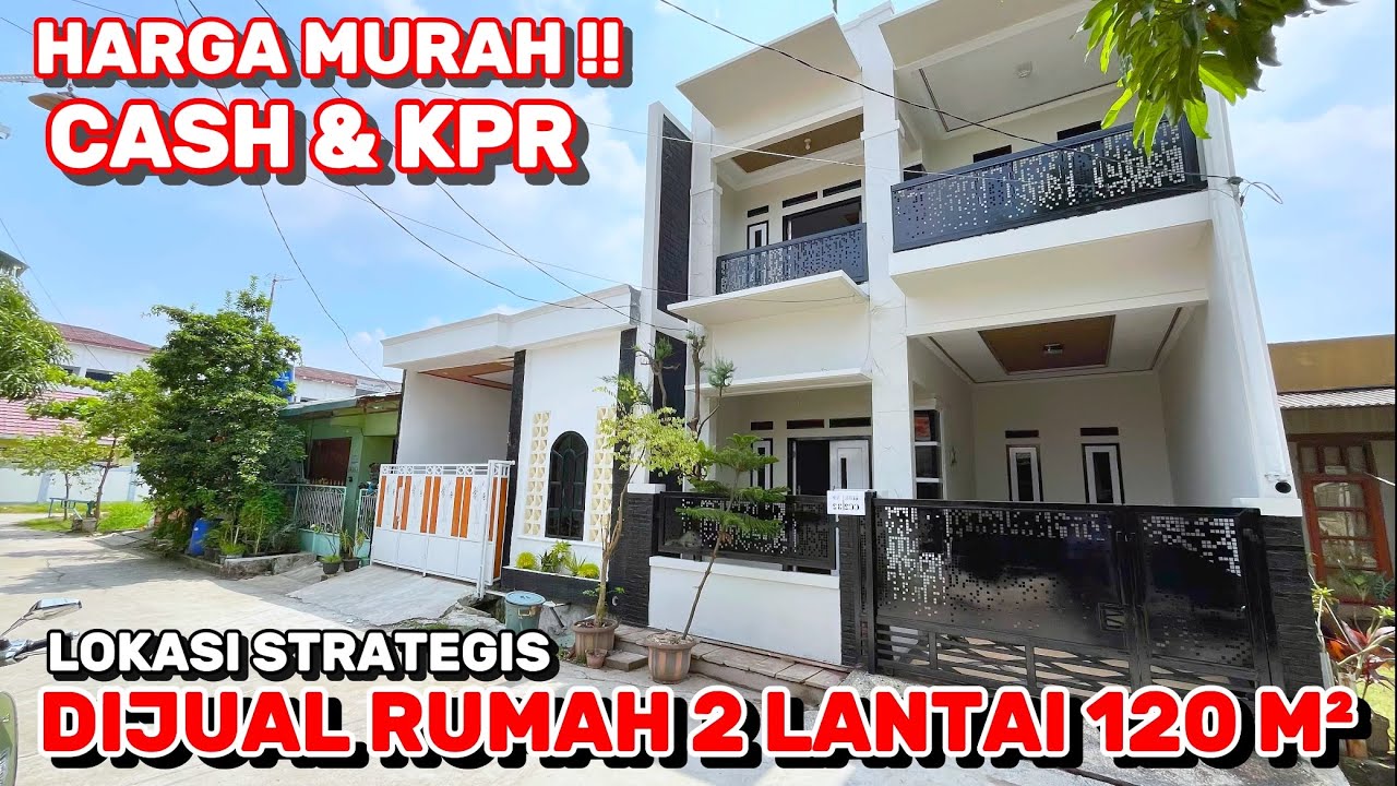 DIJUAL MURAH RUMAH 2 LANTAI TYPE 120 /72 || 100% SIAP HUNI || HARGA 490 JUTA NEGO BONUS BALIK NAMA