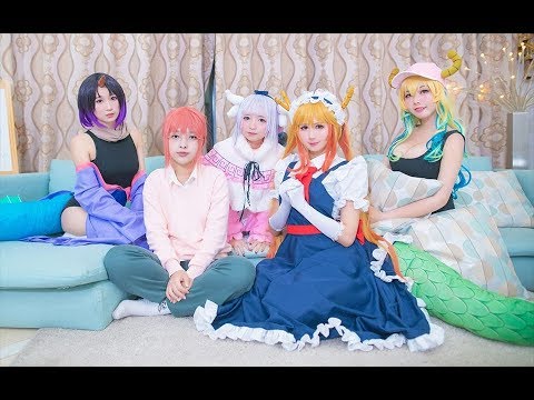 fhána - 青空のラプソディ(Aozora no Rhapsody) 小林さんちのメイドラゴン(Miss Kobayashi's Dragon Maid) OP Cosplay Dance