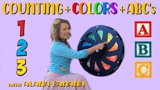 Counting Colors Abcs With Alana Banana Preschool Learning Educational Videos For Kids