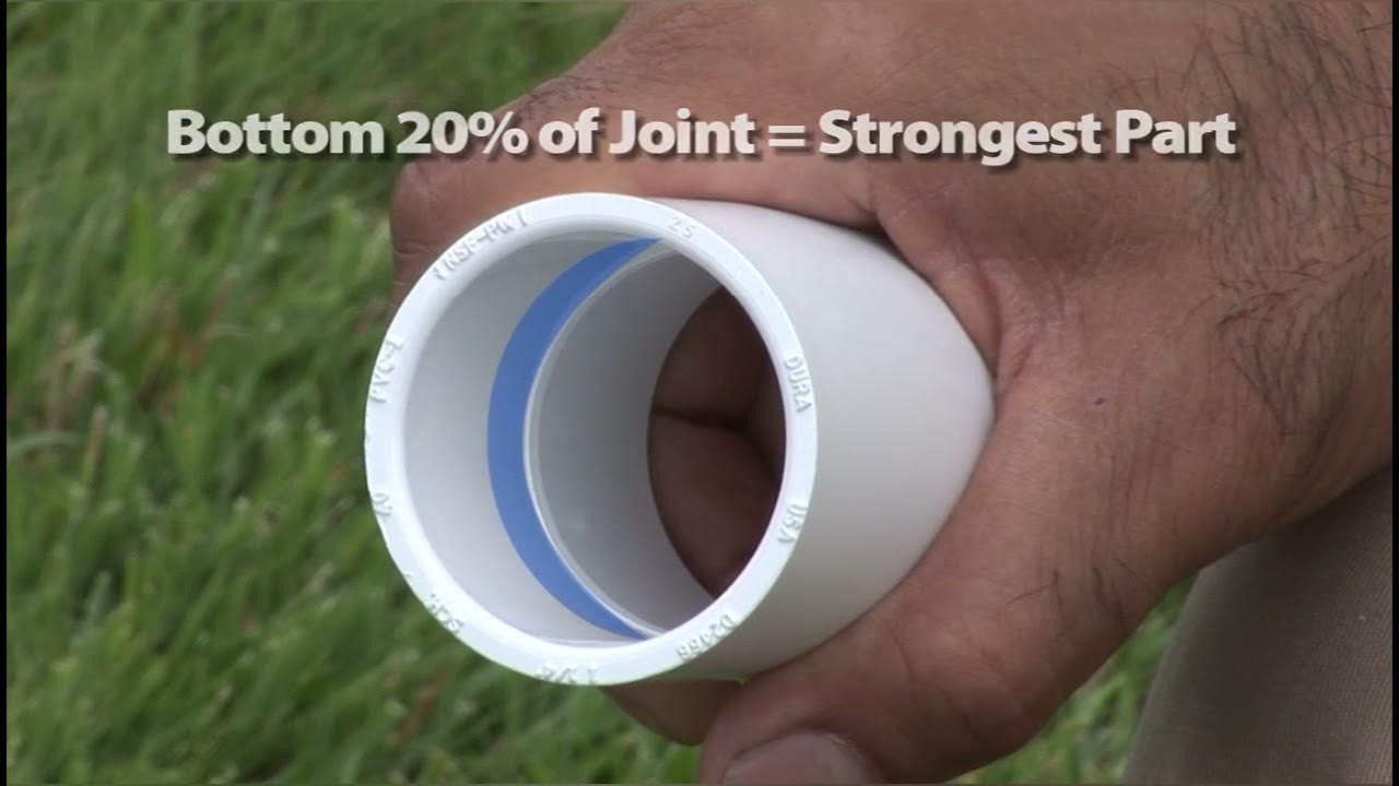 How to use PVC cement glue pipe? YouTube