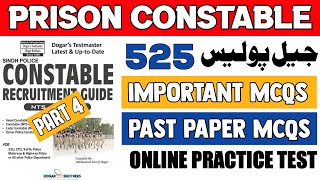 Prison Constable Written Test Questions  Important Mcqs