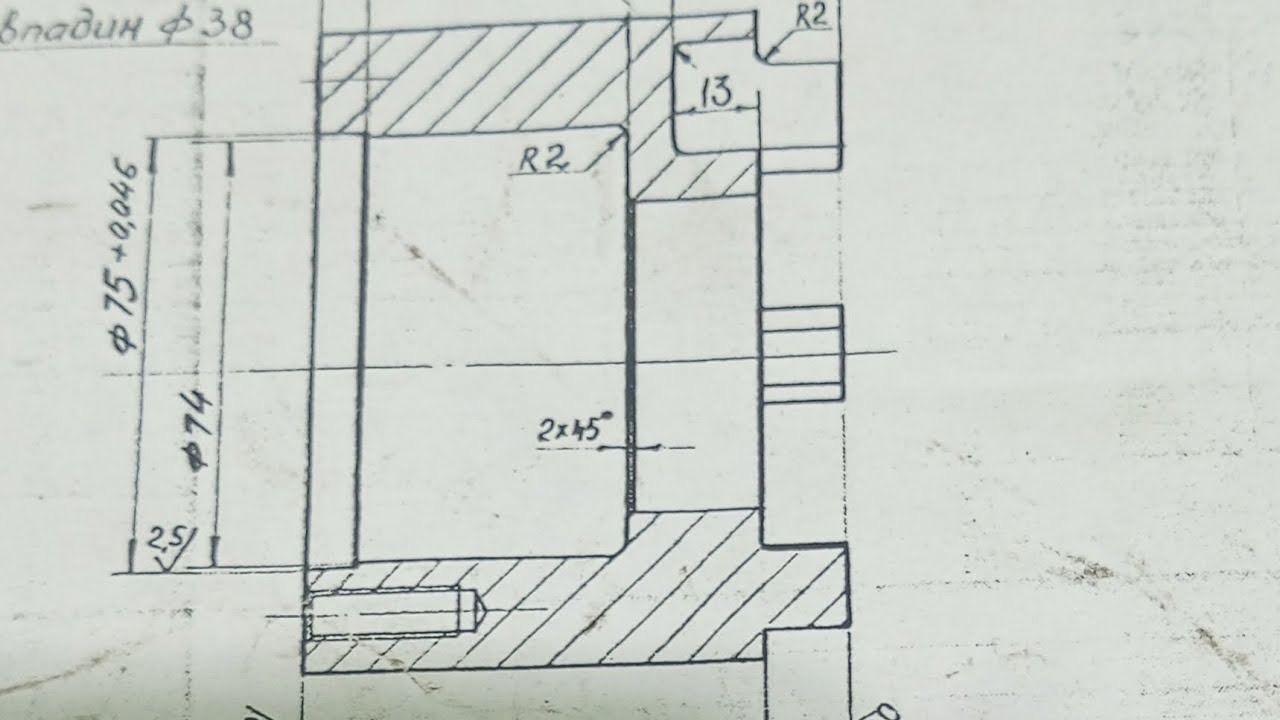 Токарные дела, изготавливаем полумуфту. #рекомендации #станок #токарь # ...