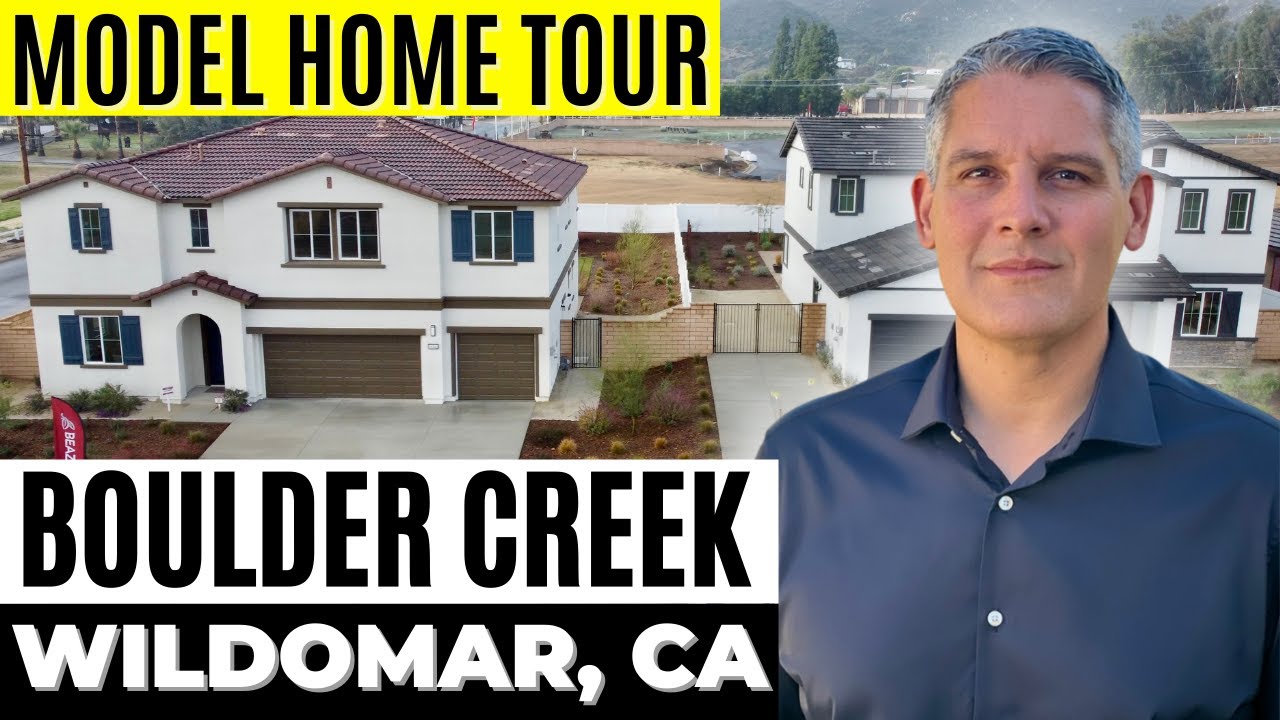 Wildomar CA New Homes Model Home Tour Beazer Homes Boulder Creek YouTube