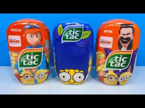Tic Tac MINIONS and The Simpsons surprise toys