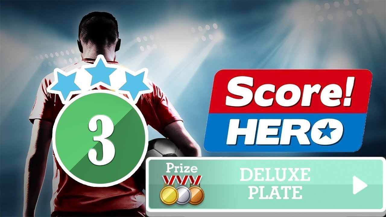 Score Hero! - Deluxe Plate Event - level 3 -  3 Stars