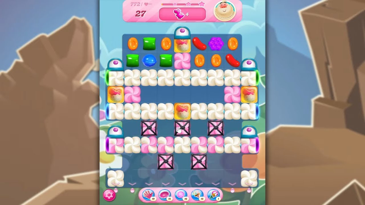 Candy Crush Saga LEVEL 772 NO BOOSTERS (new version)🐟☑️ - YouTube