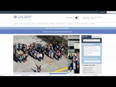 Welcome to the New UNJSPF Website