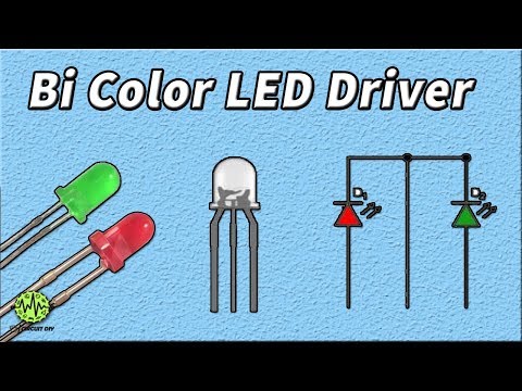 Bi Color LED Driver Circuit | 555 Timer Projects