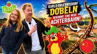 Karls Erlebnisdorf Döbeln neue Achterbahn im bau!… und wir fliegen ✈️ // Kunterbunter Vlog #119