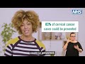Cervical Screening Saves Lives – Conversations with Dr Zoe Williams | NHS - BSL version