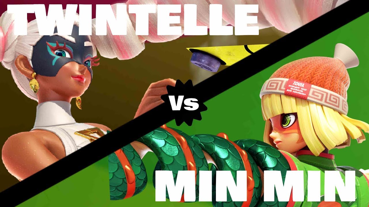 Twintelle Vs Min Min Special ARMS Match! - YouTube