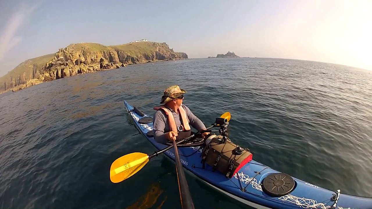 Sea Kayaking Cornwall 2013 Land's End at last. YouTube