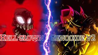 (FNF mashup 4/5) Tabi vs Tricky. Genocide ver. 2 x Hellclown.