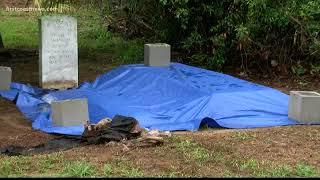 World War II veterans grave site vandalized, family will rebury him