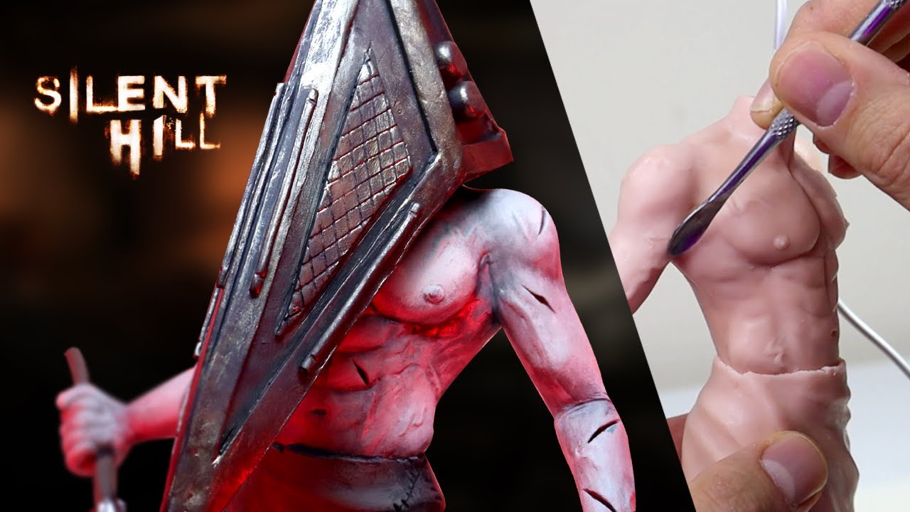 Pyramid Head Silent Hill Bust Sculpt With Mini Canvas -  Finland