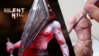 Sculpting PYRAMID HEAD from Silent Hill / Dead by Daylight - Polymer Clay Timelapse