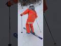 Ski drill:①Loading both legs②straight with one foot③One-footed turn④turn on one foot without poles