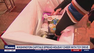 Washington Capitals spread holiday cheer with toy drive