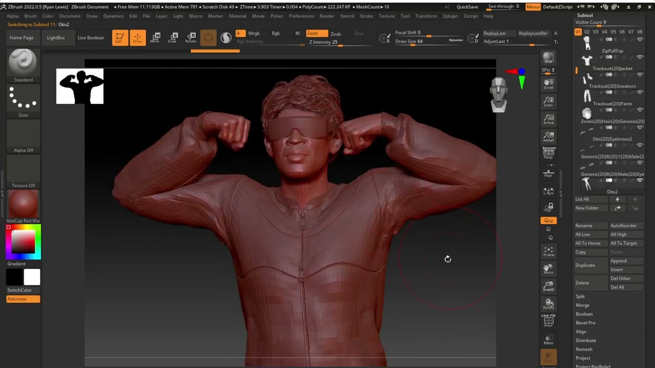 turn off zadd zbrush