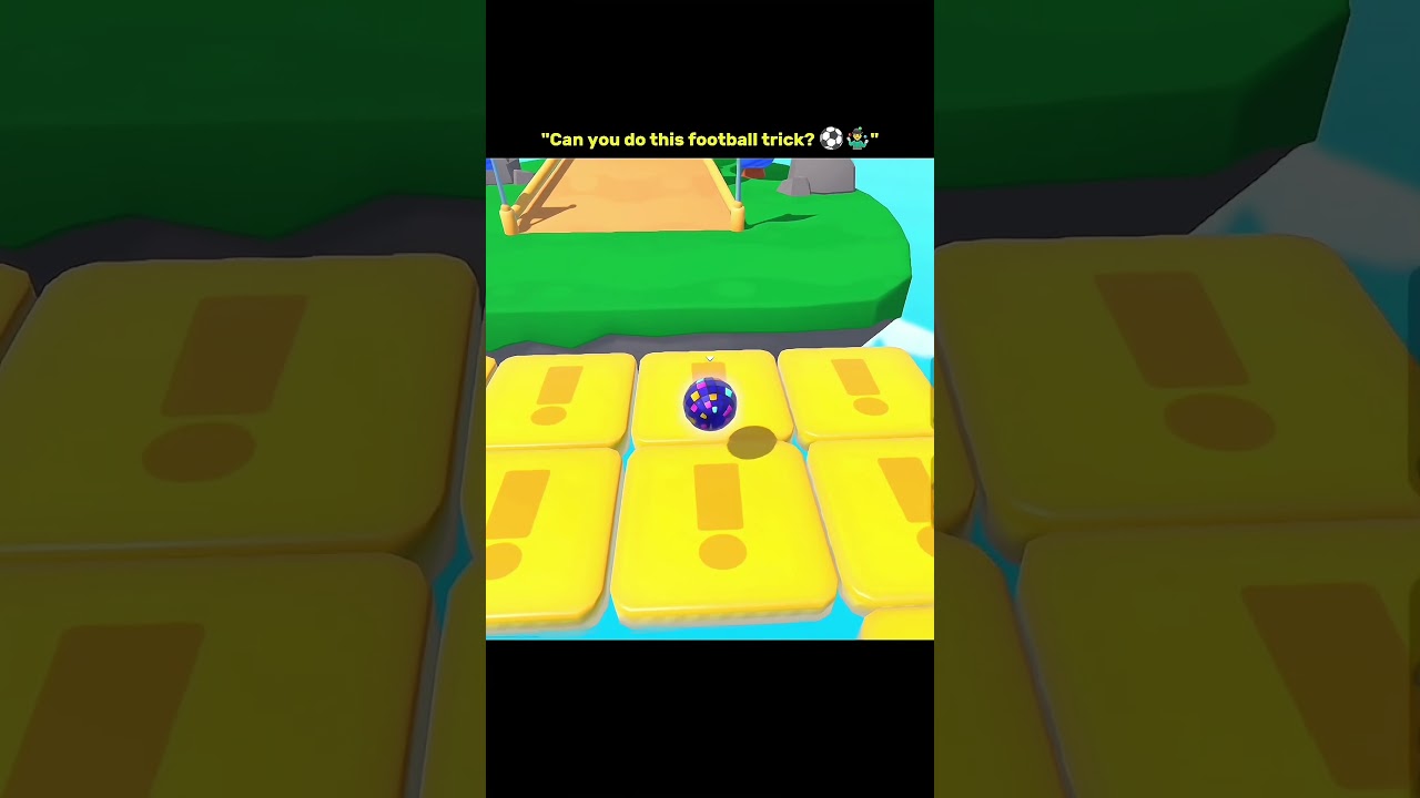 "Can you do this trick in Stumble Guys Tile Fall Map? ⚽🔥"