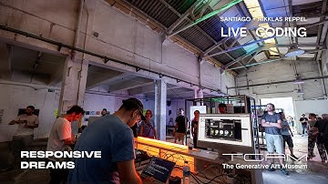 Live Coding with Santiago + Niklas Reppel @ Responsive Dreams Festival 2023