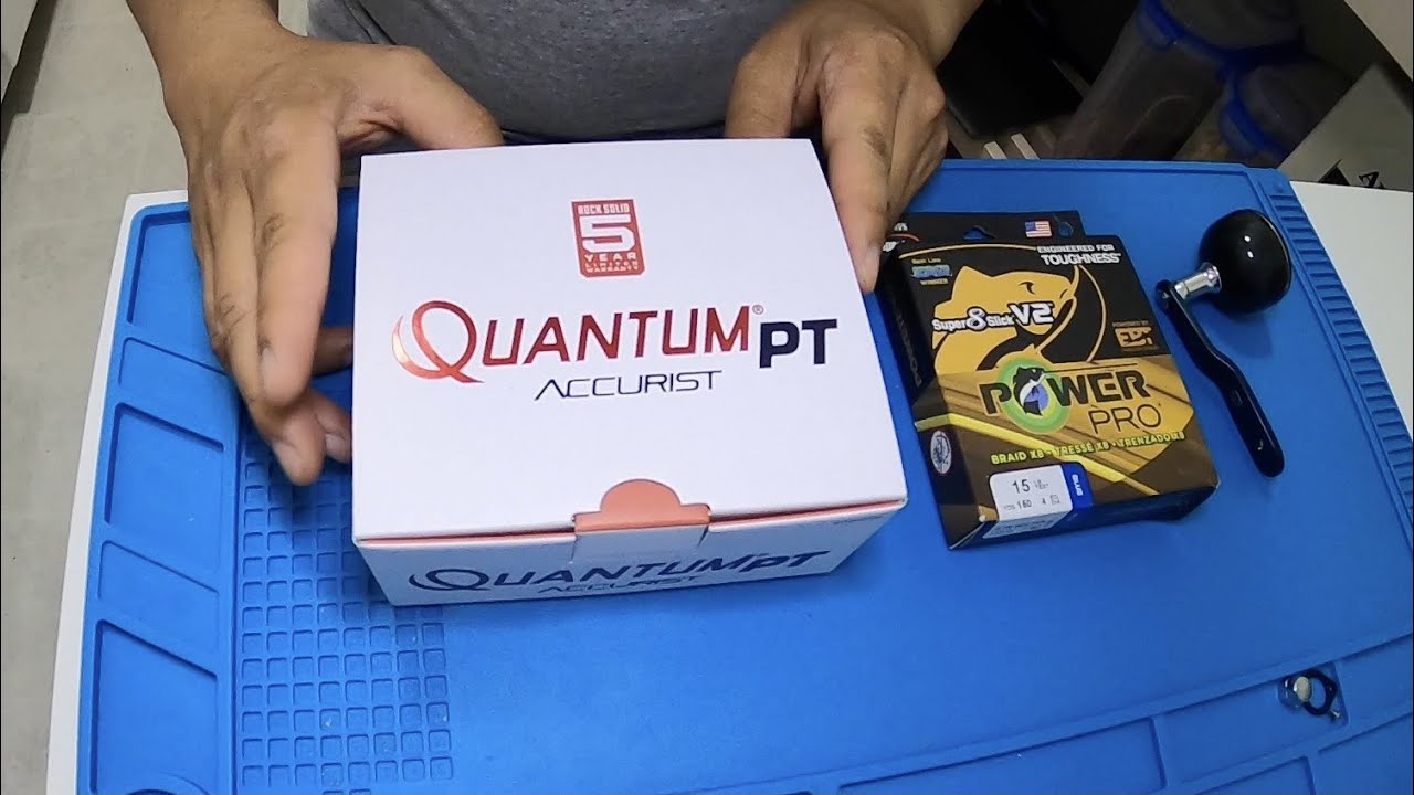 Unboxing Quantum Accurist Plus Power Handle Upgrade and DIY Line Spooling