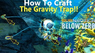 How To Craft The Gravity Trap! | Subnautica Below Zero! | #criminaljusticeyoutube screenshot 2