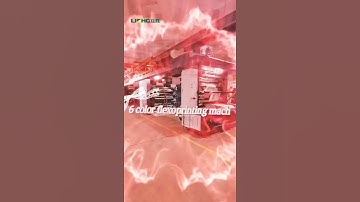 Fast, accurate, stable, is this kind of printing machine what you want?｜6 color flexo｜packaging｜